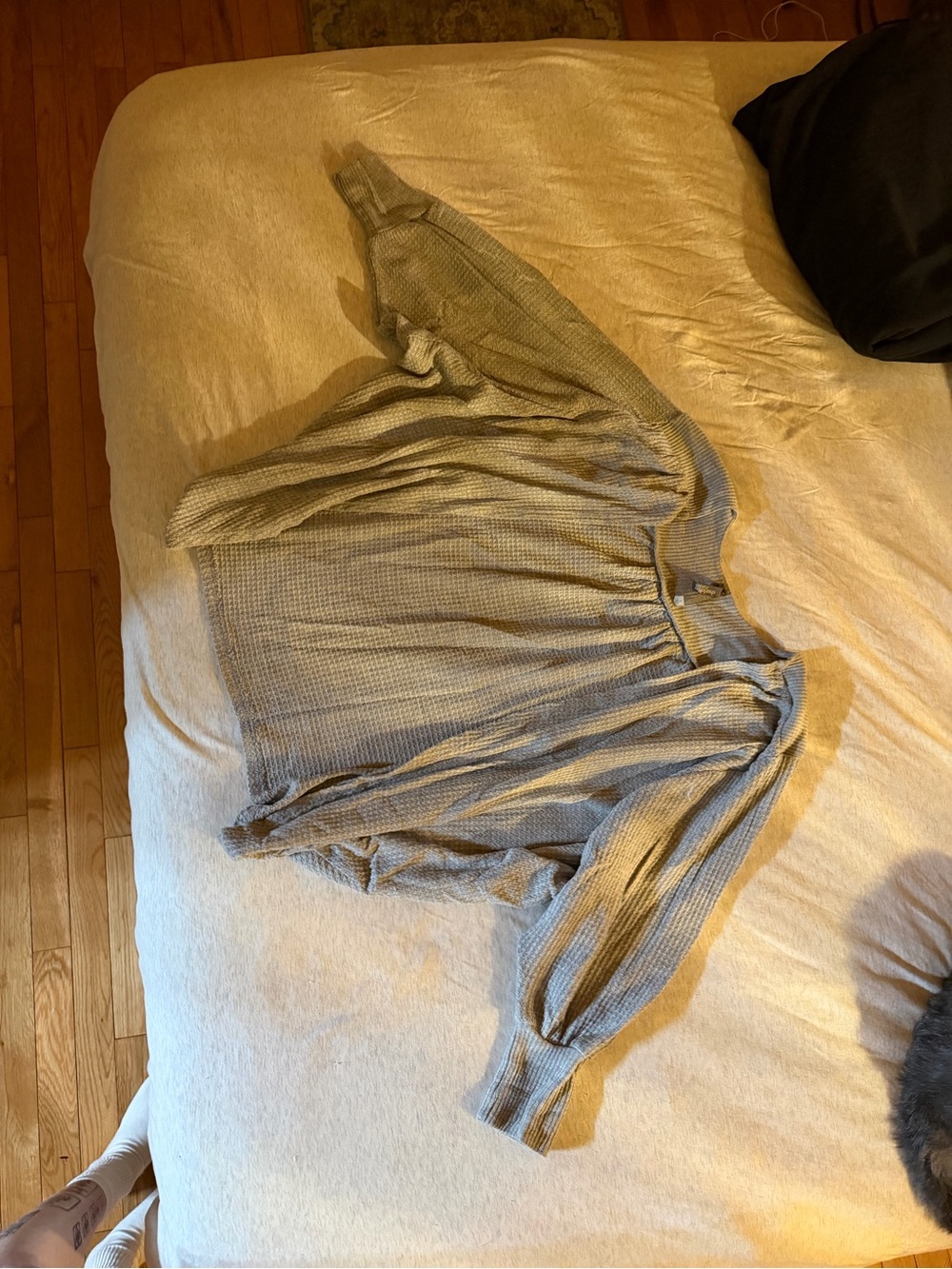 Charlotte Russe Light Gray Lightweight Cardigan
